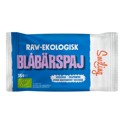 Raw-ekologisk blåbärspaj från Smiling